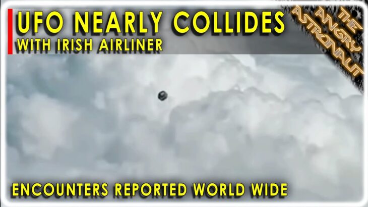 2024年 UFO nearly collides with commercial airliner over Britain!!  New UAP footage!!