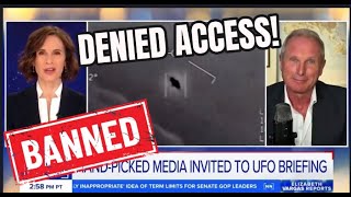 2024年 BANNED! NewsNation and other media outlets denied access to Pentagon UFO briefing.