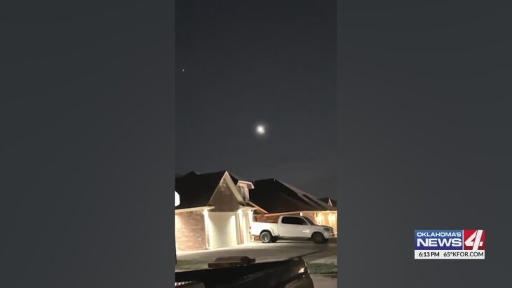 2024年 Oklahoma man spots mysterious object in the sky