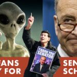 2024年 UFO rally in NYC thanks Senator Schumer for his alien activism
