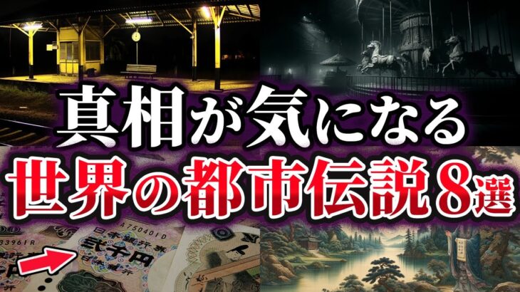 【ゆっくり解説】真相が気になる世界の都市伝説8選