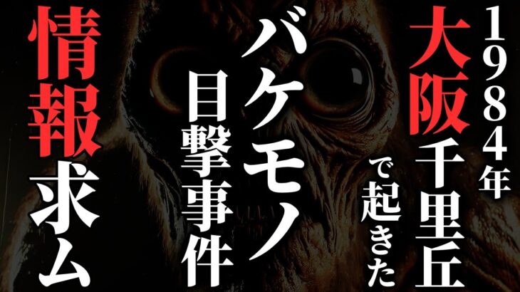 【怖い話】[目撃者多数] 大阪千里丘の小学校で目撃されパニックを起こした『怪物』がヤバすぎる…2chの怖い話「ＳＯＳやめてください・エリコちゃんとの思い出」【ゆっくり怪談】