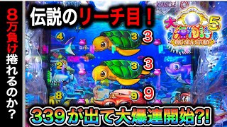 【635日目】大海物語5実践動画！伝説のオカルトリーチ目339が出て爆裂開始?!（ガチ実践動画2024/6/2）