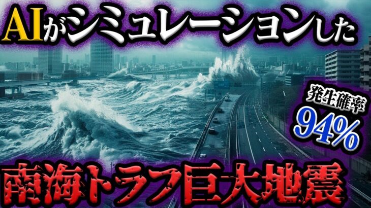 AIがシミュレーションした南海トラフ巨大地震【都市伝説】