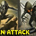 2024年 Alien ATTACKS Human ON CAMERA! Wild UFOs