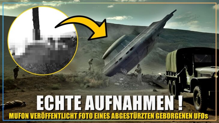 2024年 Einmalige Fotos zeigen erstmals Bergung eines echten außerirdischen UFOs ?! (ungepixelt)