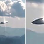 2024年 Passenger Released Clear Images Of A Huge Disc UFO Then This Happened