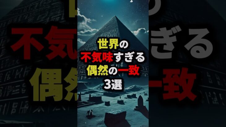 世界の不気味すぎる偶然の一致3選 #都市伝説 #怖い話 #雑学