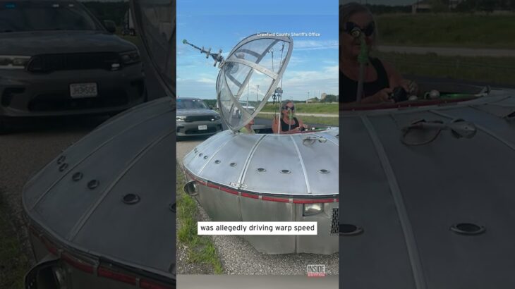 2024年 ‘UFO’ Pulled Over on Missouri Highway #shorts