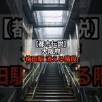 【都市伝説】大阪梅田駅 消える階段 #都市伝説 #怖い話