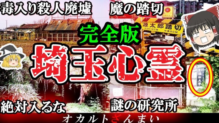 【総集編】呪われたトンネルや廃墟を完全公開！埼玉最恐の心霊スポット13選【ゆっくり解説】