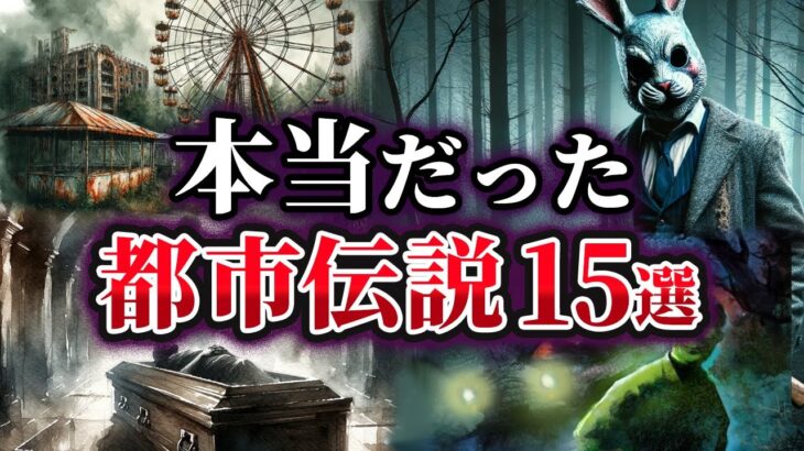 【総集編】実は本当だった世界の都市伝説15選【ゆっくり解説】