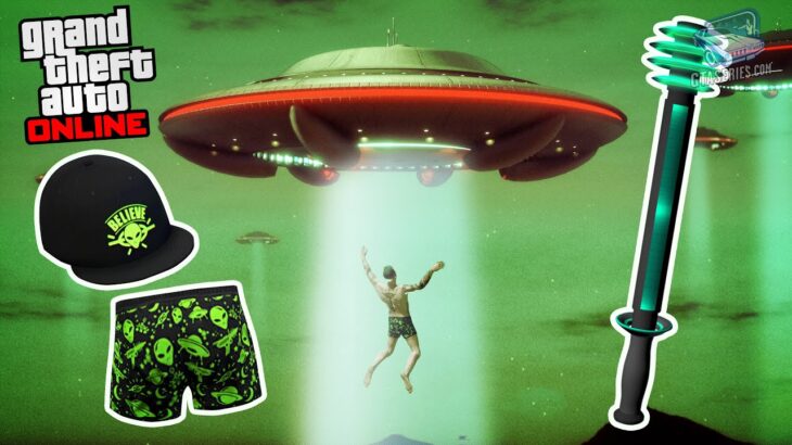 2024年 GTA Online Halloween 2024 – Alien UFO Sightseeing (UFO Hat, Boxers & The Shocker)