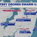 2024年 Mystery drones fly over US base | NewsNation Now