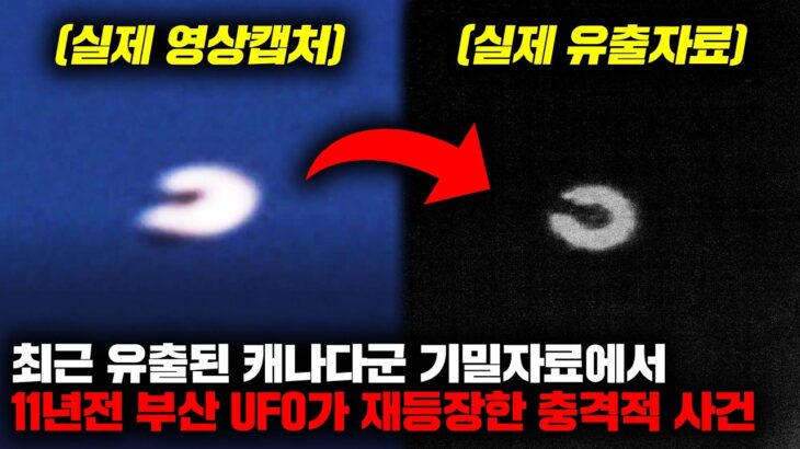 2024年 최근 캐나다에서 격추된 UFO의 기밀자료가 유출된 초대형 사건 [미스터리]