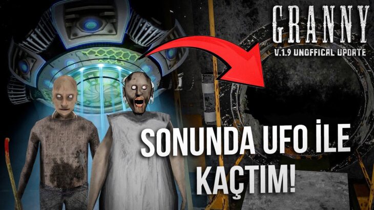 2024年 SONUNDA UFO İLE GRANNY’NİN EVİNDEN KAÇTIM! (KIRMIZI DONLU BAKA KALDI 😂) – GRANNY (1.9 Güncellemesi)