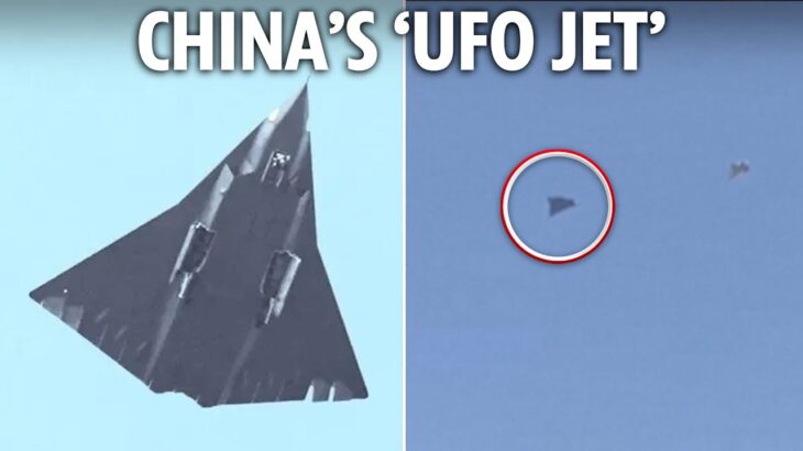 2024年 China unveils menacing new ‘UFO-shaped’ stealth fighter jet with no tail on tyrant Mao’s birthday