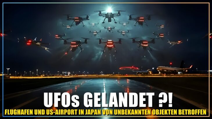 2024年 EILMELDUNG | Japan meldet UFO Drohnen Schwarm über Flughafen Iwakuni Kintaikyo | Mögliche Landung