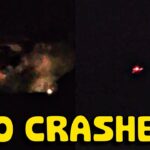 2024年 Flaming UFO Crash in New Jersey!