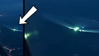 2024年 WOW! Airplane passenger spotted a UFO-Drone in New Jersey! Dozens of UFOs were spotted in Brazil