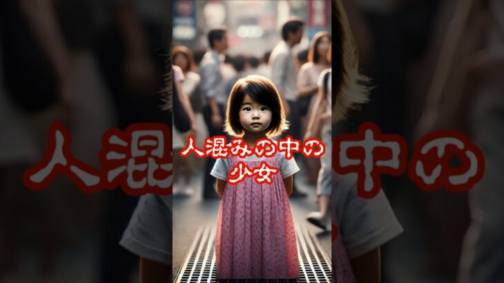 人混みの中の少女　#怖い話 #恐怖 #都市伝説 #ホラー #ミステリー