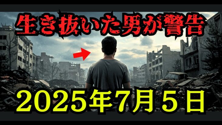 常識が覆る…2025年大災害を生き抜いた男が明かす3つの予言【 都市伝説 予言 オカルト 怪談 2025年 】