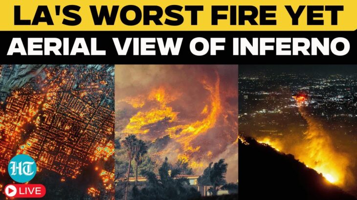 2024年 California Wildfires LIVE | Los Angeles Wildfires Updates Live | Hollywood Hills | Palisades fire