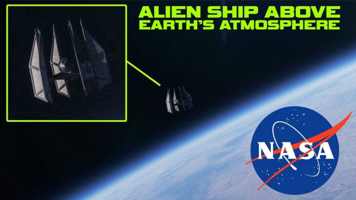 2024年 Declassified NASA Footage Reveals Mysterious Alien Spacecraft in Orbit #uav #digital #ufo