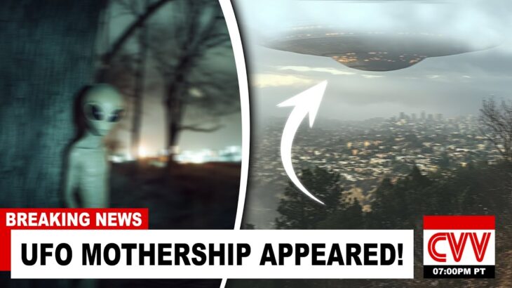 2024年 MASSIVE UFO MOTHERSHIP Appeared Now! (ALIENS or GOVERNMENT)