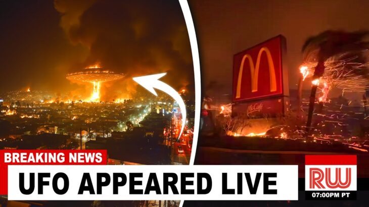 2024年 UFO Appears from CALIFORNIA FIRE! (Prophetic Warning for LA)