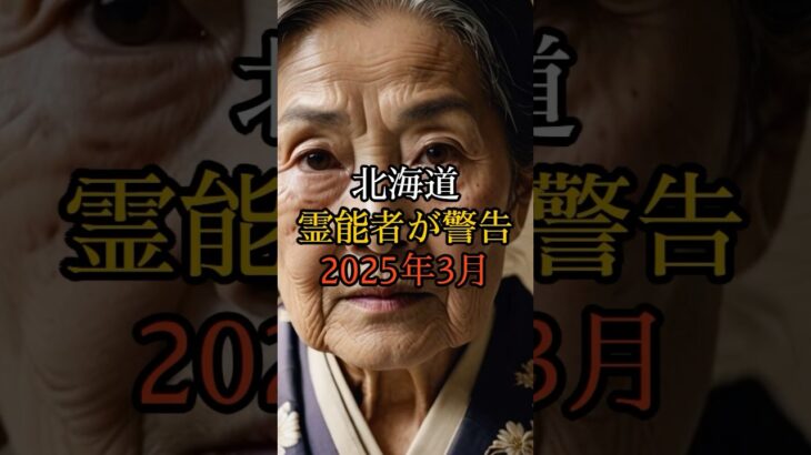 北海道の最強霊能者が警告する2025年3月の東京消滅【 スピリチュアル 怪談 都市伝説 予言 ミステリー 】