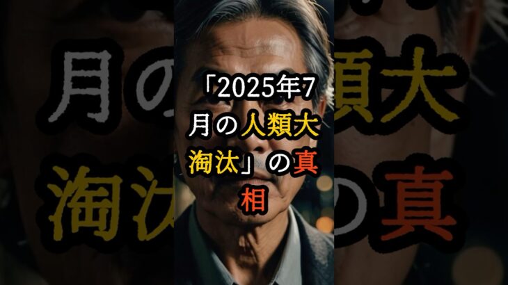 的中率9割の予言者が警告「2025年7月の人類大淘汰」の真相【 都市伝説 予言 オカルト スピリチュアル ミステリー 】