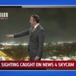 2024年 Strange sighting caught on News 4 Skycam