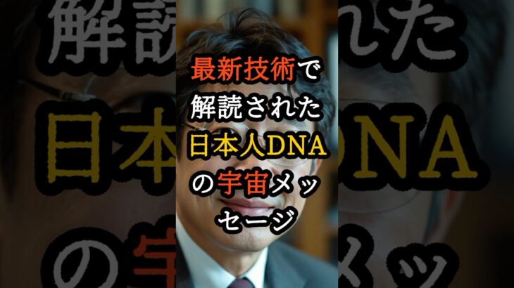 最新技術で解読された日本人DNAの宇宙メッセージ【 都市伝説 予言 オカルト スピリチュアル ミステリー 】