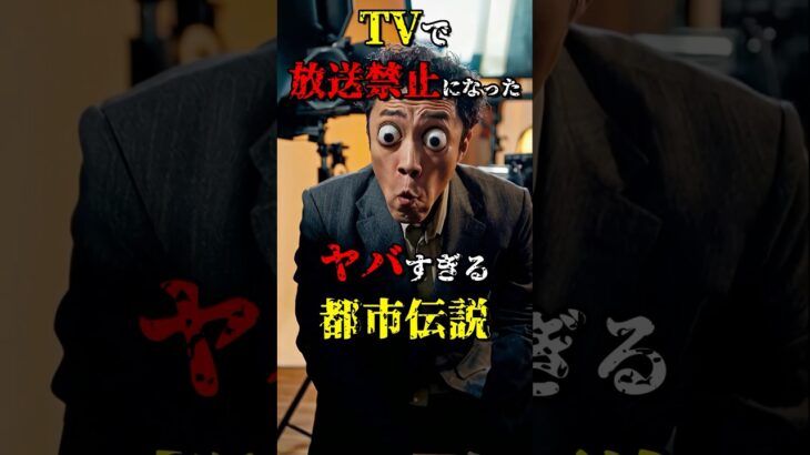 TVで放送禁止になったヤバすぎる都市伝説  #都市伝説 #雑学 #怖い話 #shorts