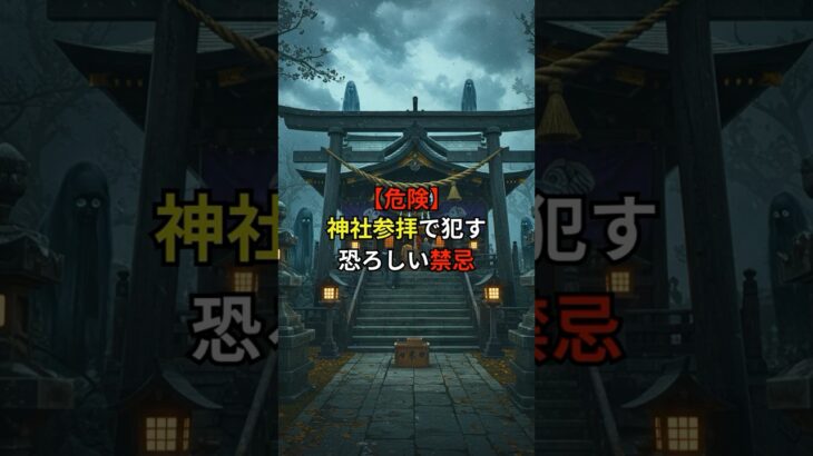 神社参拝で犯す恐ろしい禁忌…【 都市伝説 予言 オカルト 怖い話 怪談 】 【予告編】