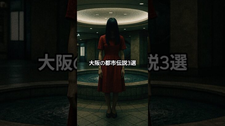 大阪の都市伝説3選 #都市伝説 #オカルト #怖い話 #ミステリー #ショート