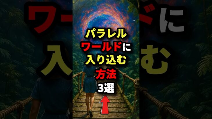 【絶対に試すな】パラレルワールドに入り込む方法3選　#都市伝説