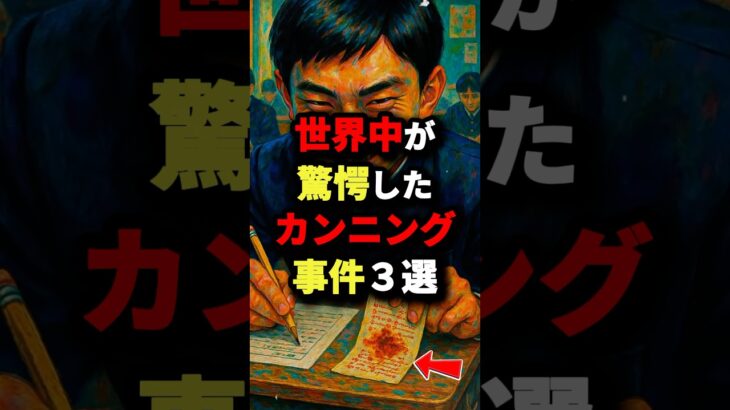 世界中が驚愕したカンニング事件3選　#都市伝説