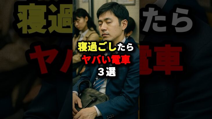【絶対に寝るな】寝過ごしたらヤバい電車3選【最後は取返しがつかない】　#都市伝説