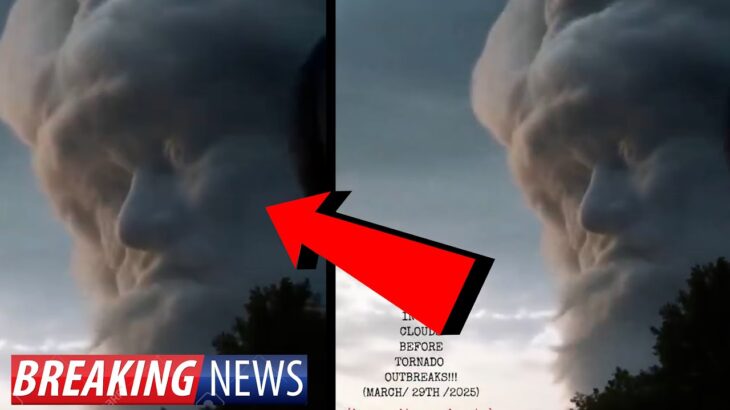 2024年 GOD Like FACE APPEARS IN CLOUDS? UFO SWARMS THE WORLD!