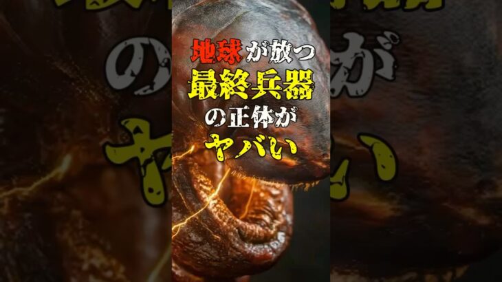 地球が放つ最終兵器の正体 #shorts #都市伝説 #アニミス #怖い話