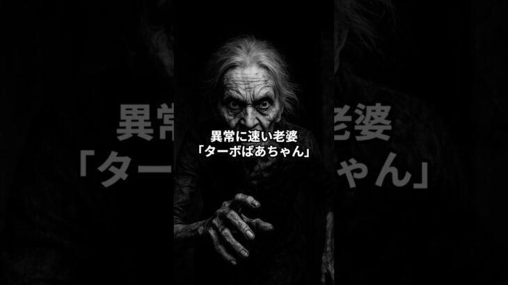 異常に速い老婆 「ターボばあちゃん」 #都市伝説 #ミステリー #オカルト #怪現象 #怖い話 #shorts #ターボ