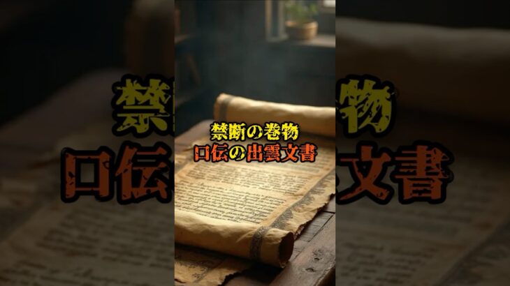禁断の巻物、口伝の出雲文書【 都市伝説 予言 ミステリー オカルト 怖い話 】【予告編】