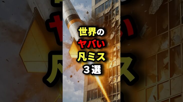 世界のヤバい凡ミス３選　#都市伝説
