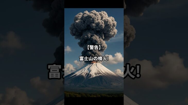 富士山の噴火 たつき諒の予言 #都市伝説 #オカルト #怖い話 #ミステリー #ショート #怪現象
