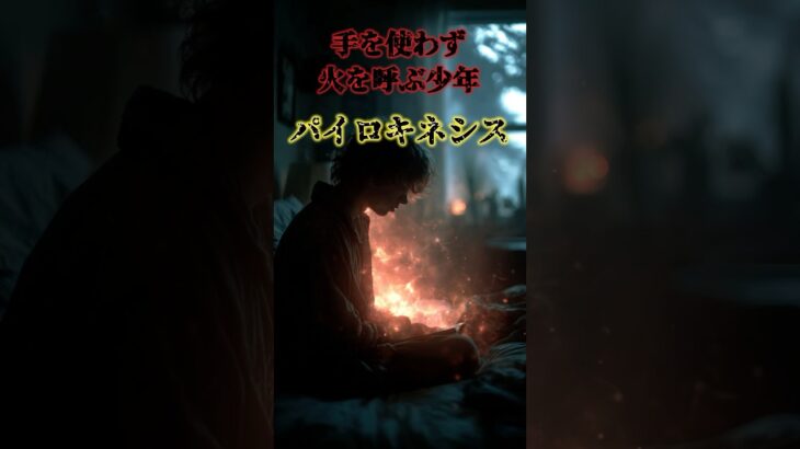 実在する超能力：「パイロキネシス」  #都市伝説 #オカルト #ミステリー