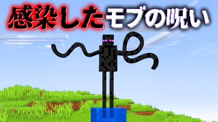 “感染したモブの呪い”の『マイクラ都市伝説』を検証した結果・・【まいくら,マインクラフト,解説,都市伝説】