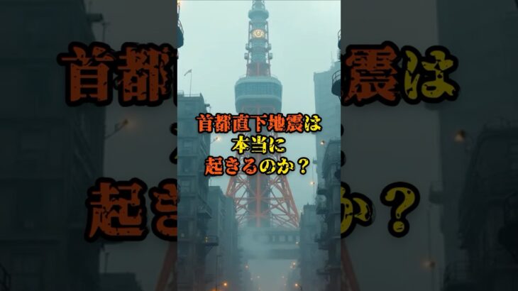 首都直下地震は本当に起きるのか？【 都市伝説 予言 ミステリー オカルト 怖い話 】【予告編】