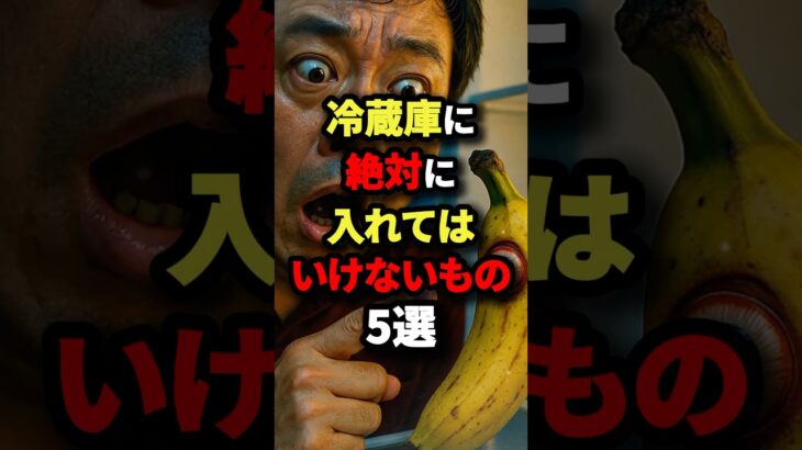 ㊗️100万回再生‼︎【絶対にやるな】冷蔵庫に絶対に入れてはいけないもの5選【最後は入れがち】　#都市伝説